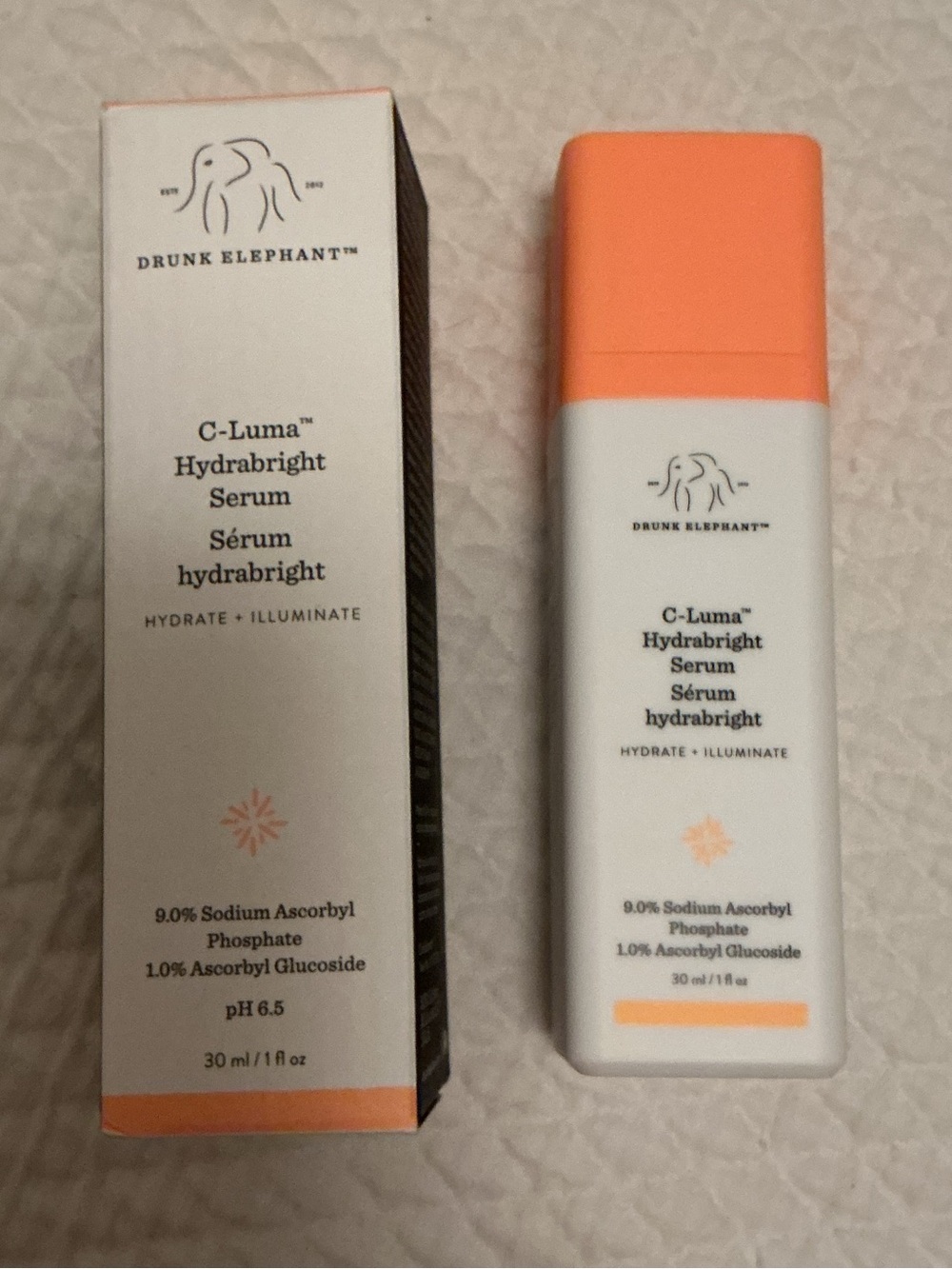 Drunk Elephant C-Luma Hydrabright Serum — 1 fl oz New